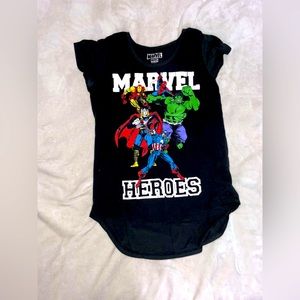 Marvel super hero’s shirt